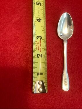 Tiffany & Co. Sterling Silver Hamilton Demitasse Spoon. 4-3/8”